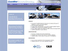 Tablet Screenshot of coastlinerecoveryservices.com